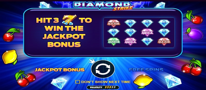 diamond strike jackpot