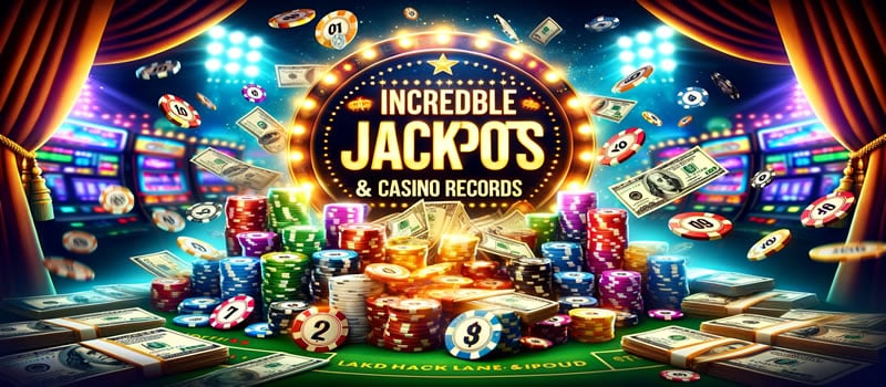 ongelooflijke casino-jackpotrecords
