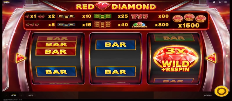 Rode Diamant Jackpot