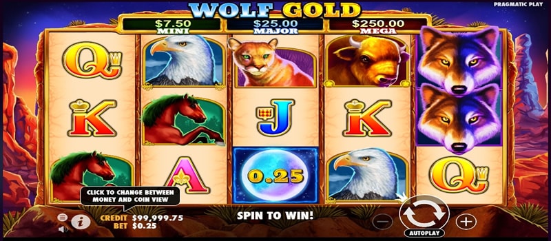 wolf goud jackpot